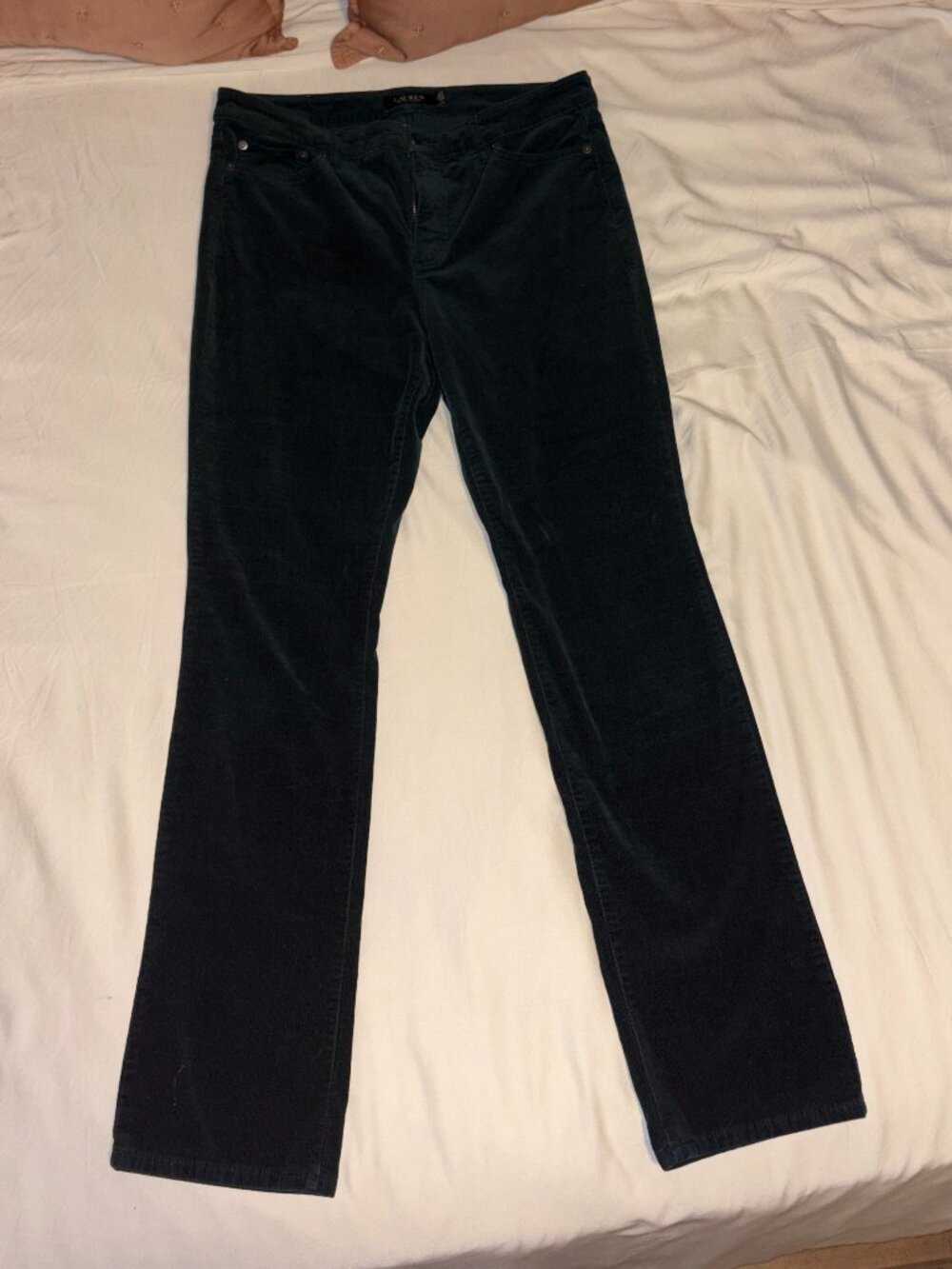 Lauren Ralph Lauren Green Corduroy Pants Size 12